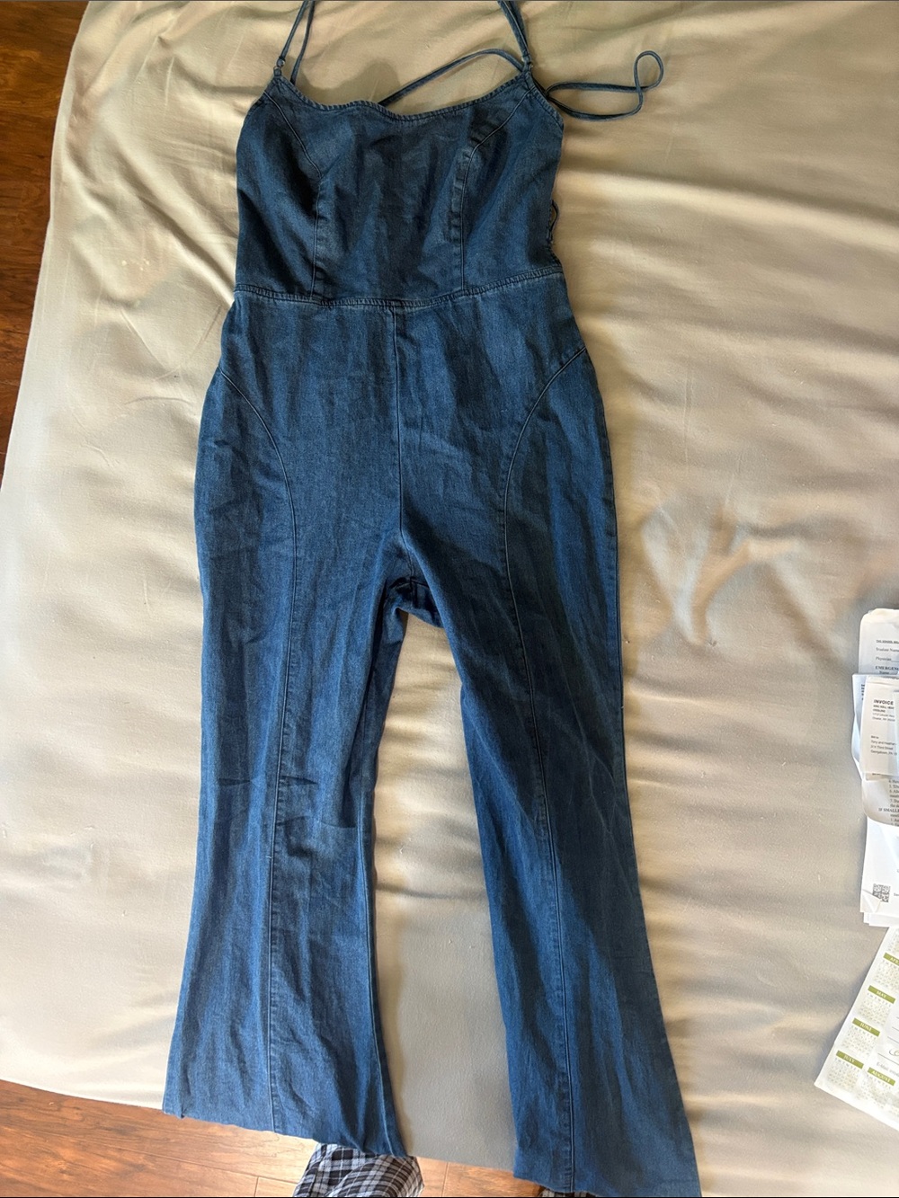 Windsor Dark Blue Denim Women’s Jumpsuit Overalls